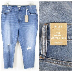 Madewell Plus Size The Perfect Vintage Jeans NWT